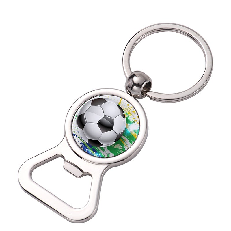 Personalized picture key chain customized color photo engraving information alloy pendant key chain and bottle opener in one  10pcs YSK010 - Image 3