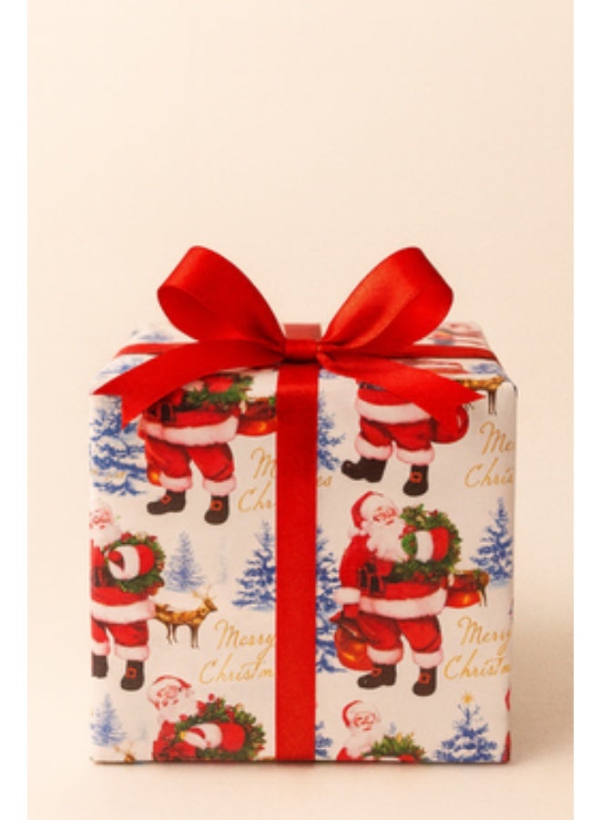 ورق تغليف مشهد احتفالي على خلفية بيضاء (عبوة من 2) - Image 2