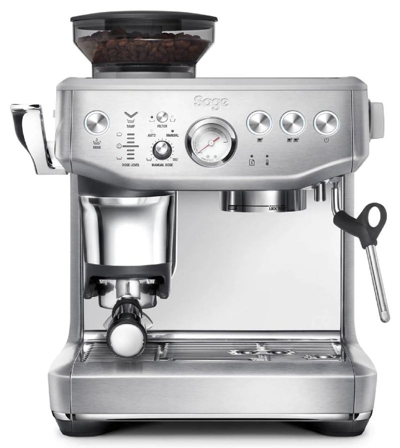 Sage The Barista Express Impress - Bean to Cup Coffee Machine with Grinder and Milk Frother, Brushed Stainless Steel - UAE Version, 2 Year Manufacturer Warranty, Free Coffee from RAW - Image 1