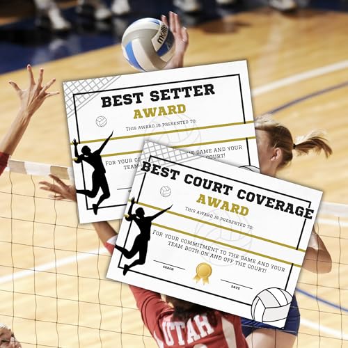 Lashicorn Volleyball Athletic Achievement Awards 31pk Unique 8.5x11” Superlative Certificates MVP Youth Sports Spirit Sportsmanship End of Year Recognition Team - Image 5