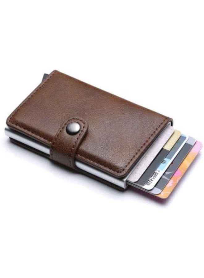 Men's Slim Leather Smart Small Wallet & Card Holder - Image 2