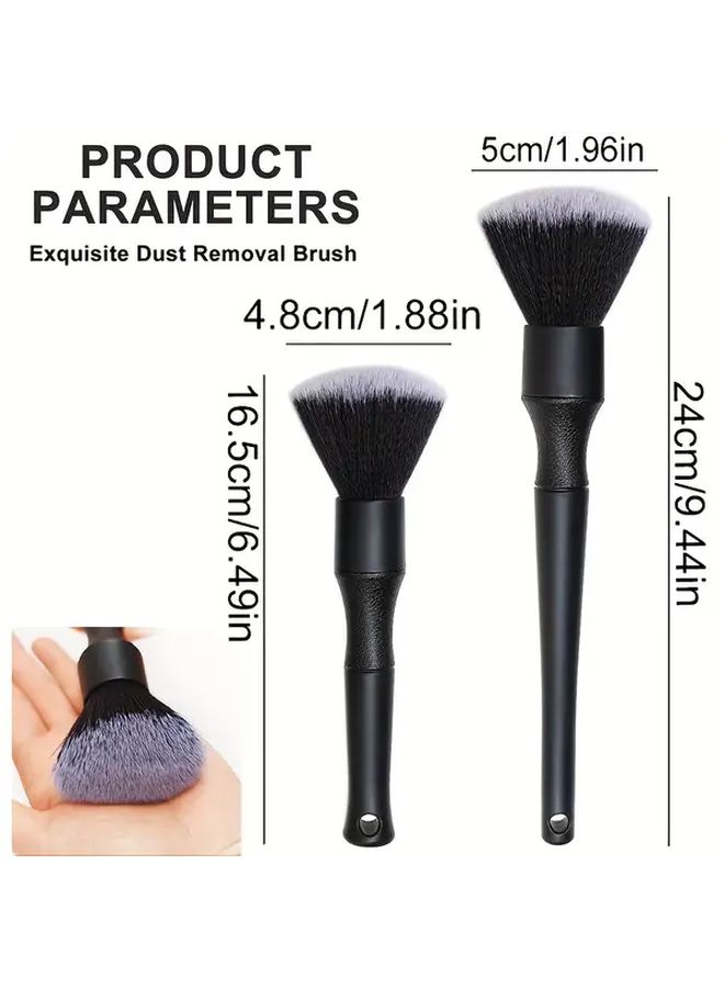 Car Brush With Ergonomic Handle For Car Interior Detailing M Soft Dusting - Image 2