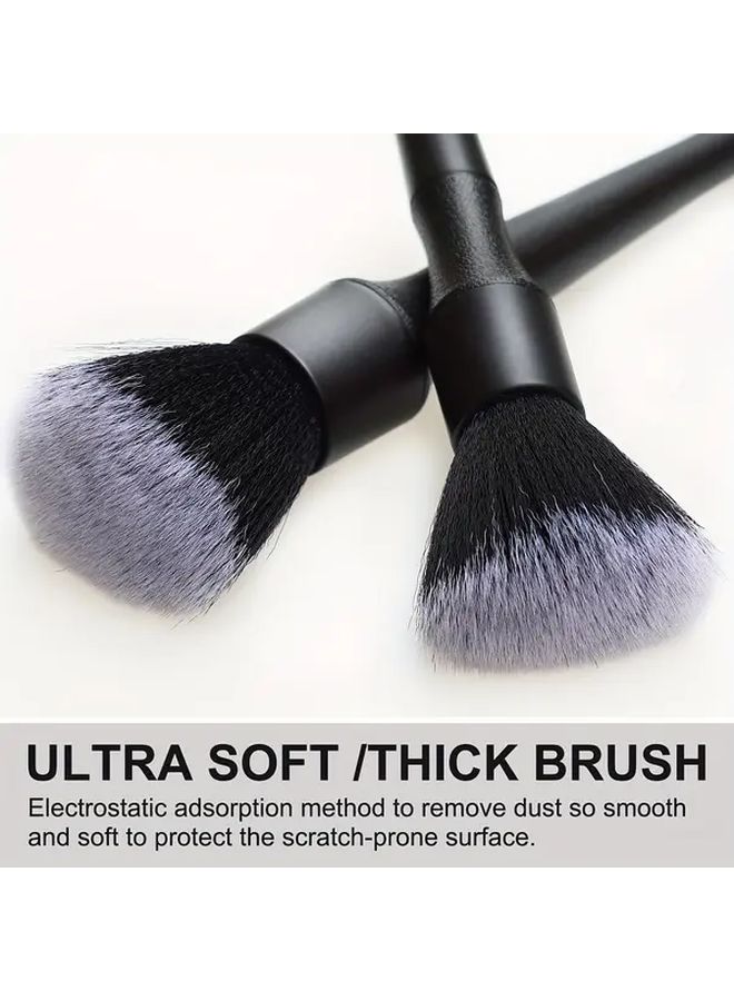 Car Brush With Ergonomic Handle For Car Interior Detailing M Soft Dusting - Image 3