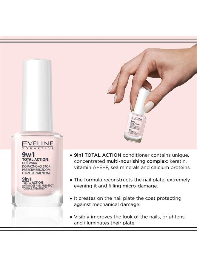 EVELINE COSMETICS 9 في 1 علاج شامل مضاد للتجاعيد ومضاد للبقع لأظافر القدم - Image 5