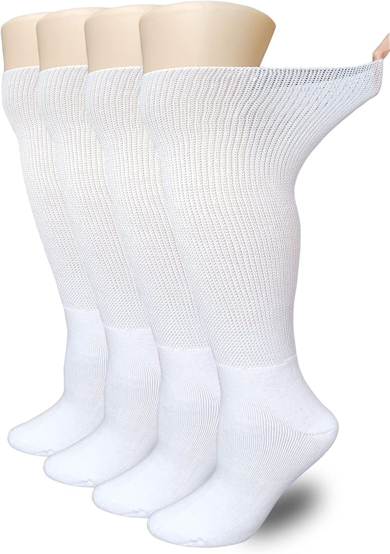 LORVVDE جوارب بارياطرية ليمفيديما واسعة للغاية لبطانة حذاء المشي - Image 1