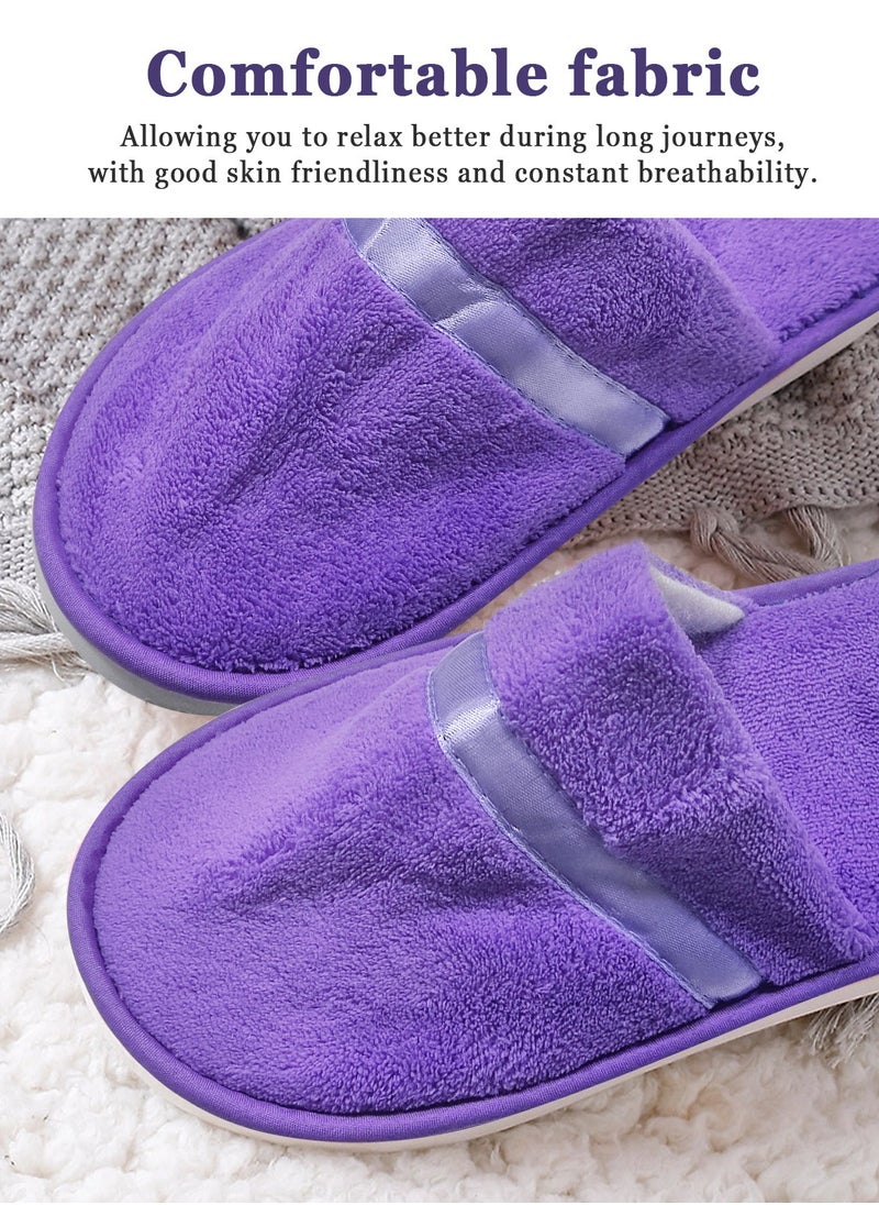 5 Pairs Disposable Bath Slippers for Guests - Bulk Slipper Pack for Hotel, Spa, Travel, Shoeless Home,  Closed Toe Include Different Colour - pzsku/Z86943D6F4447783B4D36Z/45/_/1737617914/04baa23f-1b99-40d5-b5b9-15b8fae64ca4