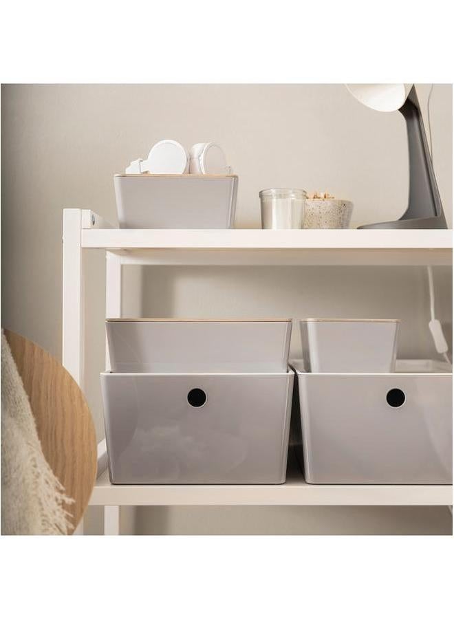 إيروريكس صندوق رمادي فاتح 18X26X8 سم - Image 3