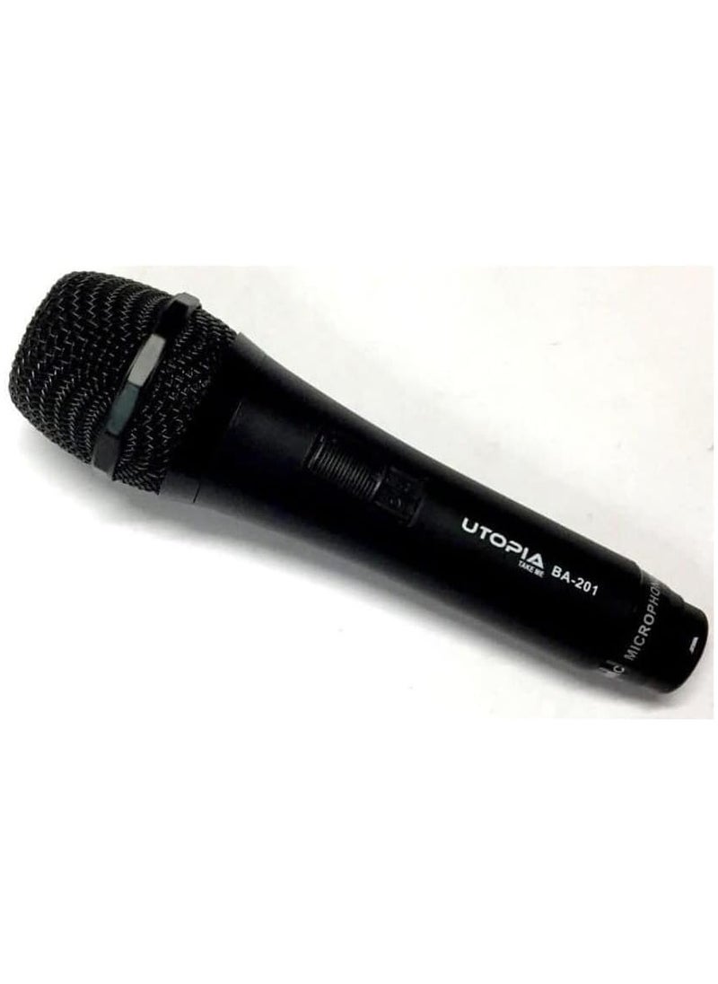 Utopia BA-201 Wired Microphone – Hypercardioid, Black, for Professional Recording and High Audio Clarity  - Image 2