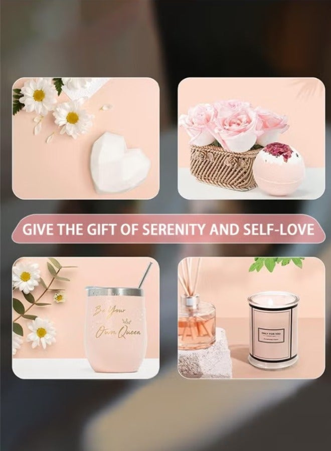 ZCM-HAPPY Elegant Gift Box for Women - Premium Special Occasion Bath Care Gift Set with Thoughtful Surprises - Image 4