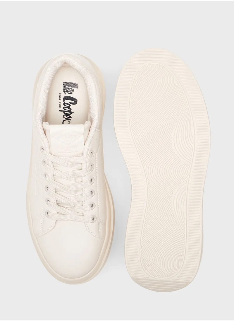 Lee Cooper Lace Up Low Top Sneakers