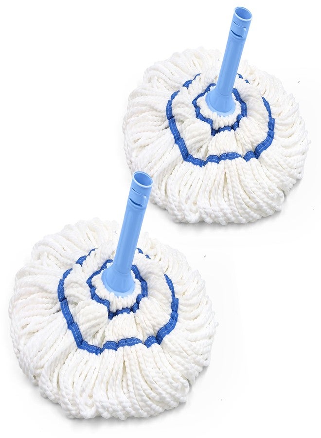 NEWE 2 Packs Self Wringing Mop Head Replacement, Twist Mop Refills for Cleaning Wood, Hardwood, Tile, Marble Floor - Image 1