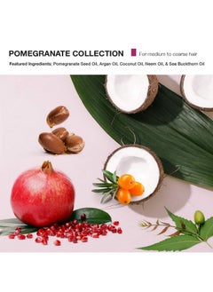 Mop Pomegranate Smoothing Conditioner For Medium To Coarse Hair Moisturizing Hydrating Detangling Strengthens Hair Adds Shine Antifrizz  - Image 4