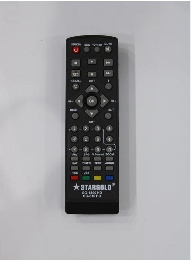 Stargold - Replacement Remote Controller For Receiver Sg-1300 Hd Sg-510 Hd - Image 1