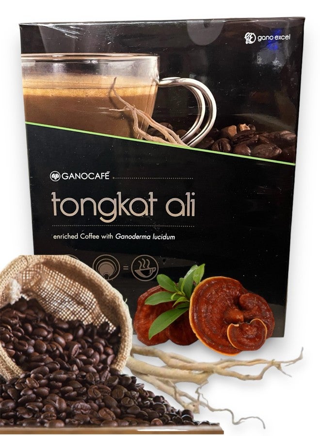 GanoCafé AliGanocafe هو مزيج من القهوة المعززة بمستخلص فطر غانوديرما لوسيدوم، ومستخلص جينسنغ، وكريمة نباتية، وسكر Gano Excel 15 كيسًا. - Image 5