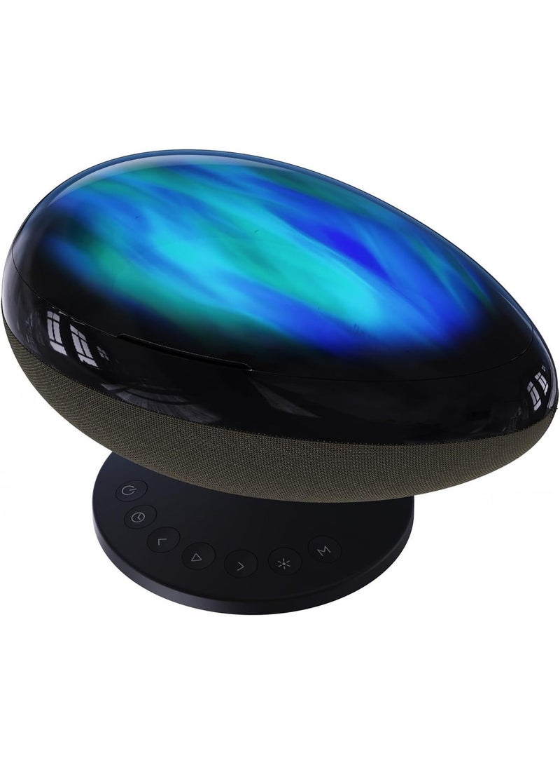 wanbo EVA Galaxy Capsule Light Starry Sky Night Light Projector, Dynamic Meteor & Galaxy Effect, Bluetooth 5.0 Speaker, White Noise Sleep Mode, Adjustable Bracket – Home & Kids Bedroom Decor - Image 1