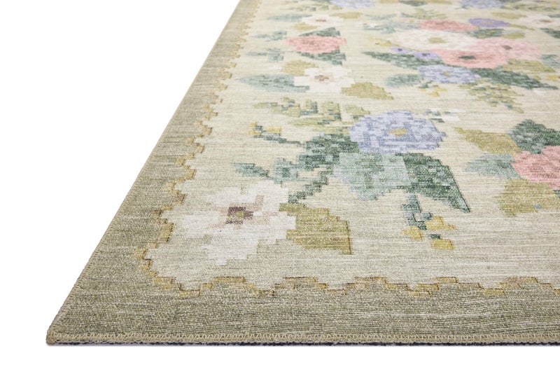 Loloi سجادة منطقة لولوئي ريفل بيبر كو. مجموعة روزا RSA-02 كريمي/متعدد 5'-0" x 7'-6" - Image 3