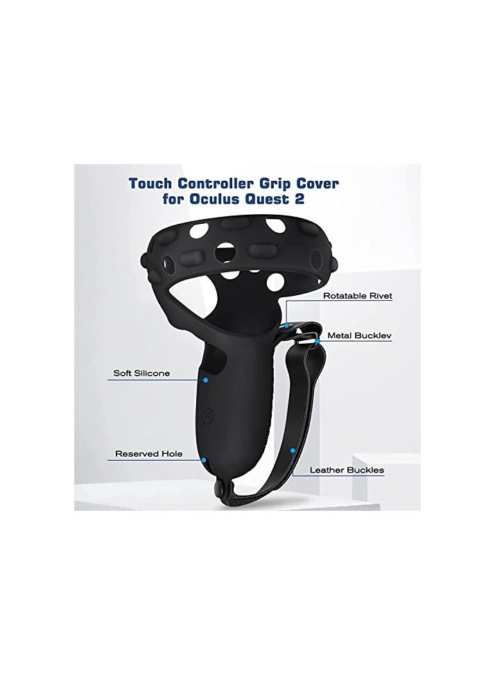 erorex 1 Pair VR Adjustable Hand Grip Straps Accessories compatible with Oculus Quest 2 VR Gaming - Image 3
