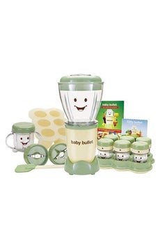 Other Manufacturer 20 Piece Set Nutribullet Baby Bullet Blender 0.9 L 200 Watt Green  - Image 1