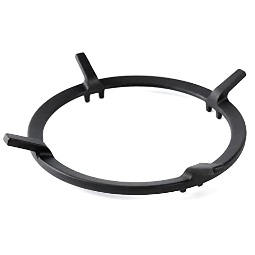 Charbrofire Wok Ring, Wok Support Ring Gas Stove Parts Compatible with GE Stove Cast Iron Burner Grate Stand W10216179 Whirlpool Kitchenaid Samsung Bosch Jenn Air Kitchen 7 Inch Stove Accessories - Image 1
