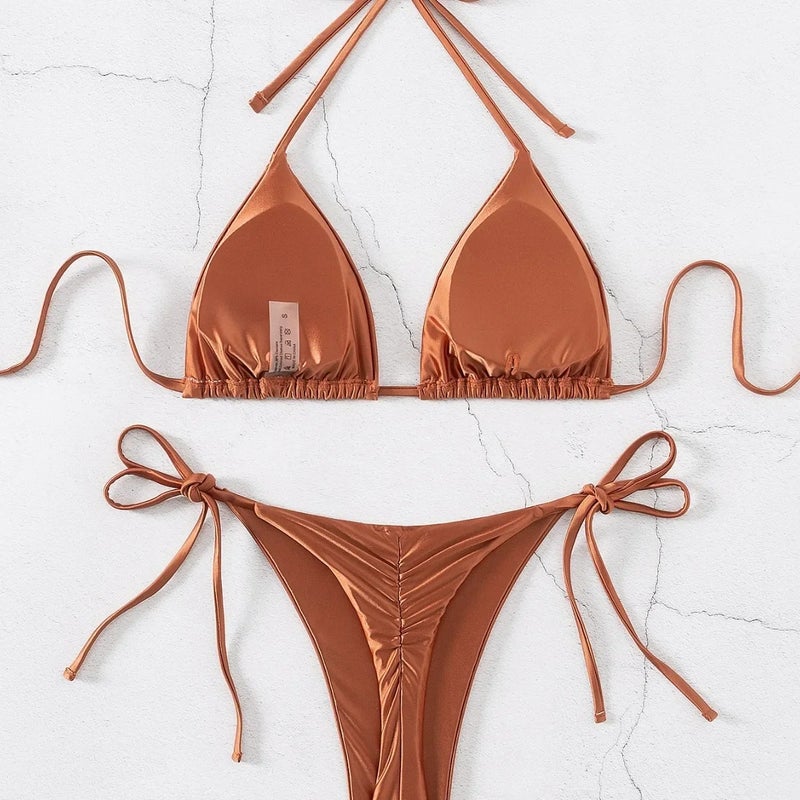 2026 and New Lace-Up Swimsuit Bikini High-End Bikini Swimsuit Set for Women - Image 4