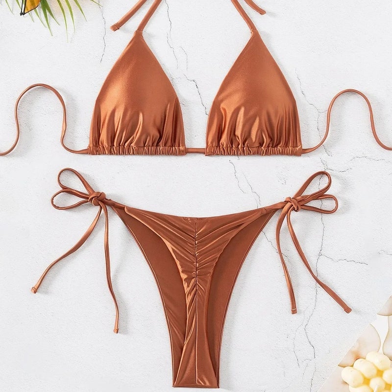 2026 and New Lace-Up Swimsuit Bikini High-End Bikini Swimsuit Set for Women - Image 2