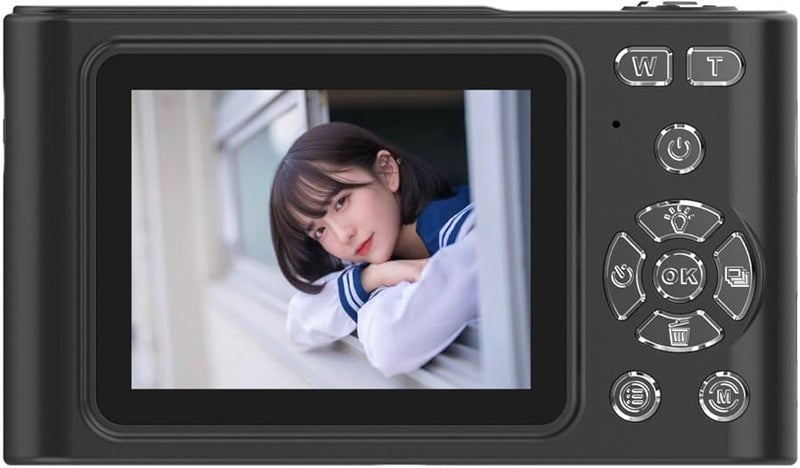 Black H15 2.4 Inch Pocket Digital Camera 240x320 CCD Enhanced Imaging - Image 1