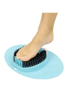 Foot Scrubber for Use in The Shower - Feet Cleaner for Dead Skin with Pumice Stone - Massager and Brush Exfoliating - Callus Remover, Improve Circulation and Relieves Pain - Nonslip Suction Cups