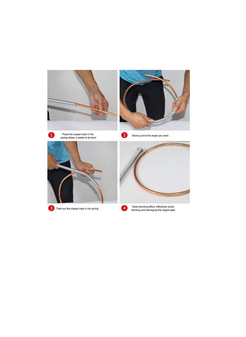 Generic - Bending Spring Set Includes 1/4, 3/8, 1/2, 8/5, 3/4, And 7/8" Springs Used For Bending Coiled Copper HVAC Air Conditioning And Refrigeration 1/2 - Image 1
