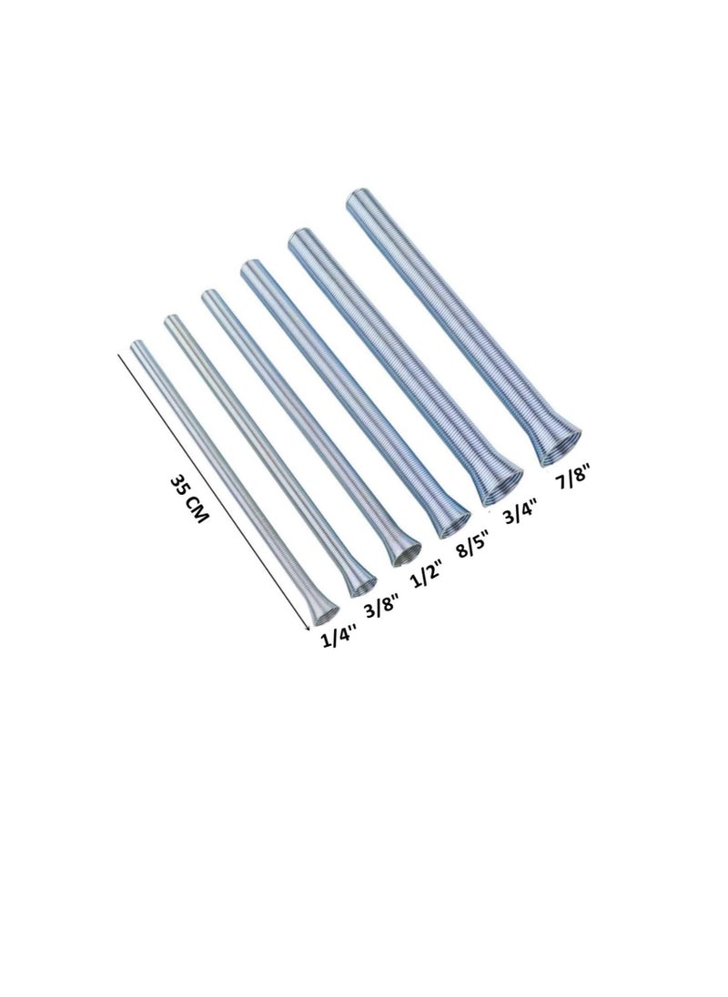 Generic - Bending Spring Set Includes 1/4, 3/8, 1/2, 8/5, 3/4, And 7/8" Springs Used For Bending Coiled Copper HVAC Air Conditioning And Refrigeration 1/2 - Image 1