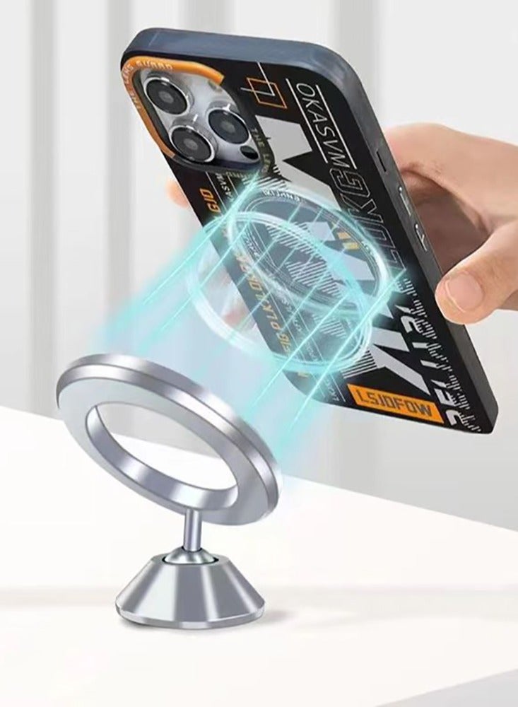 Color Fans Magnetic Case for iPhone 15 Pro Max Compatible with MagSafe Slim Protective Translucent Matte Phone Cover Matte Black - Image 2