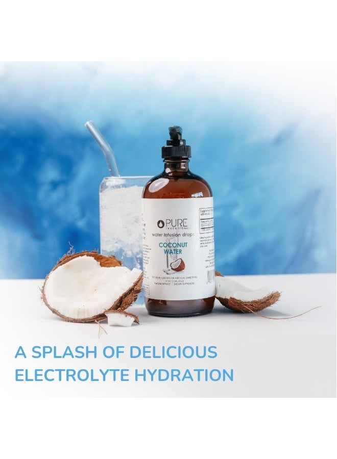Pure Inventions Coconut Water - Water Infusion Drops - No Sugar, Calories, or Artificial Sweeteners - 500 servings - 16oz Bottle - Image 4