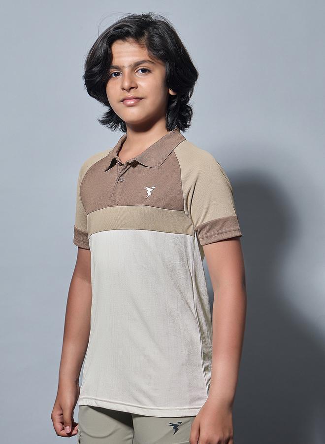 تكنوسبورت تيشيرت بولو رياضي سليم فيت ملون للأولاد من تكنوسبورت - Image 2