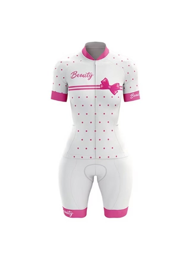 KUYING GR New Summer Outdoor Sunscreen Moisture Absorption Quick Drying Bicycle Women's Cycling Clothing Set  - Image 1
