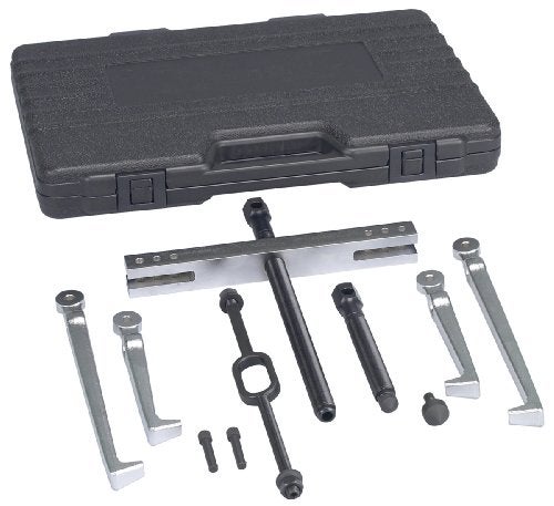 OTC 4532 7Ton MultiPurpose Bearing and Puller Set  Includes H Bar Style Puller Block 7 to 11 Spread Two Sets of Jaws 5 to 9 Reach Two Forcing Screws Short and Long and Storage Case - Image 1