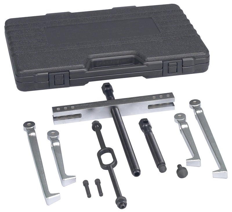 OTC 4532 7Ton MultiPurpose Bearing and Puller Set  Includes H Bar Style Puller Block 7 to 11 Spread Two Sets of Jaws 5 to 9 Reach Two Forcing Screws Short and Long and Storage Case - Image 2