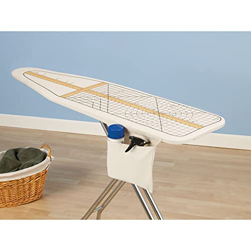 Household Essentials وسادة وغطاء بديل لمكواة الملابس من Essentials Deluxe، نمط دليل الخياطة، كريمي - Image 2