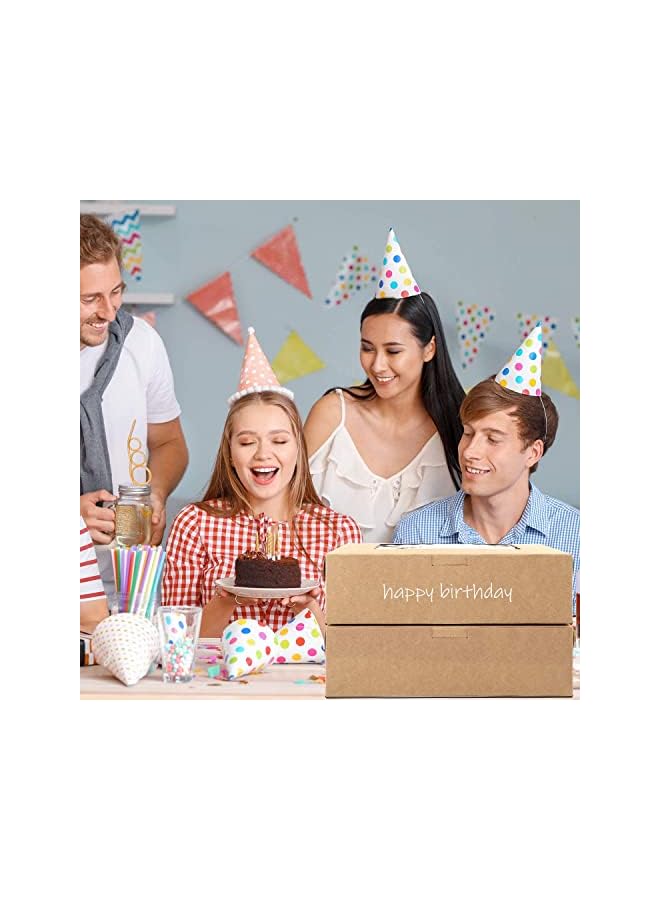 S-TOP Cupcake Box 6 Cavities, 10Pcs Kraft Paper Standard Cupcakes, Brown Containers With Inserts, Food Grade Kraft, For Pastry, Donuts, Cupcake, Brownies, Pies Gift Giving, Cake Carriers - Image 5