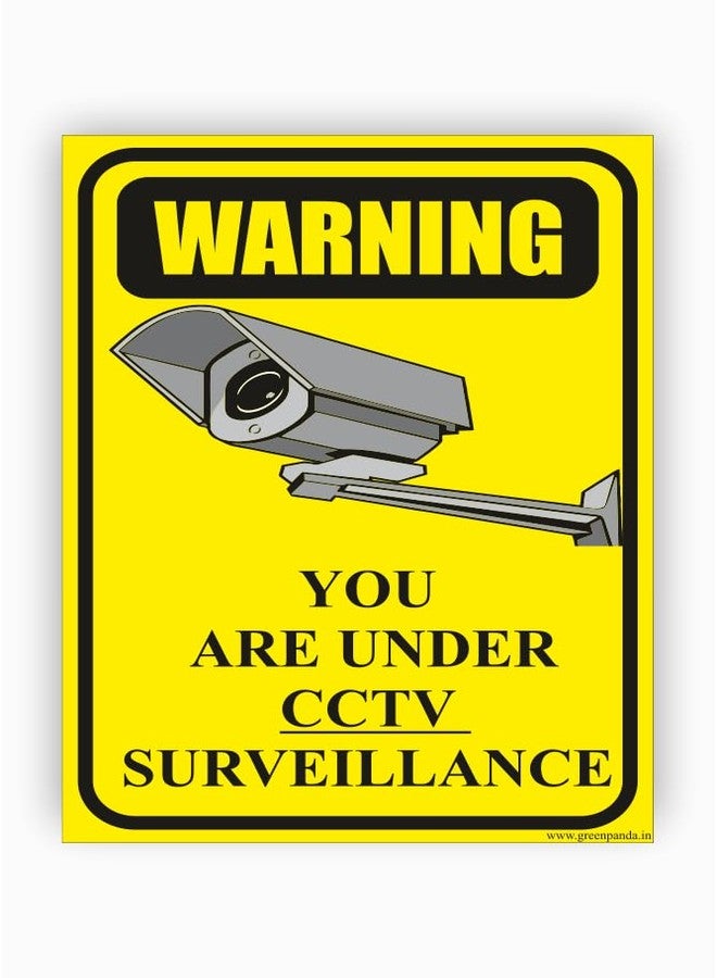 Green Panda®-"CCTV Camera Surveillance Sign Board" | You are Under CCTV Surveillance Sign Board (2) - Image 1