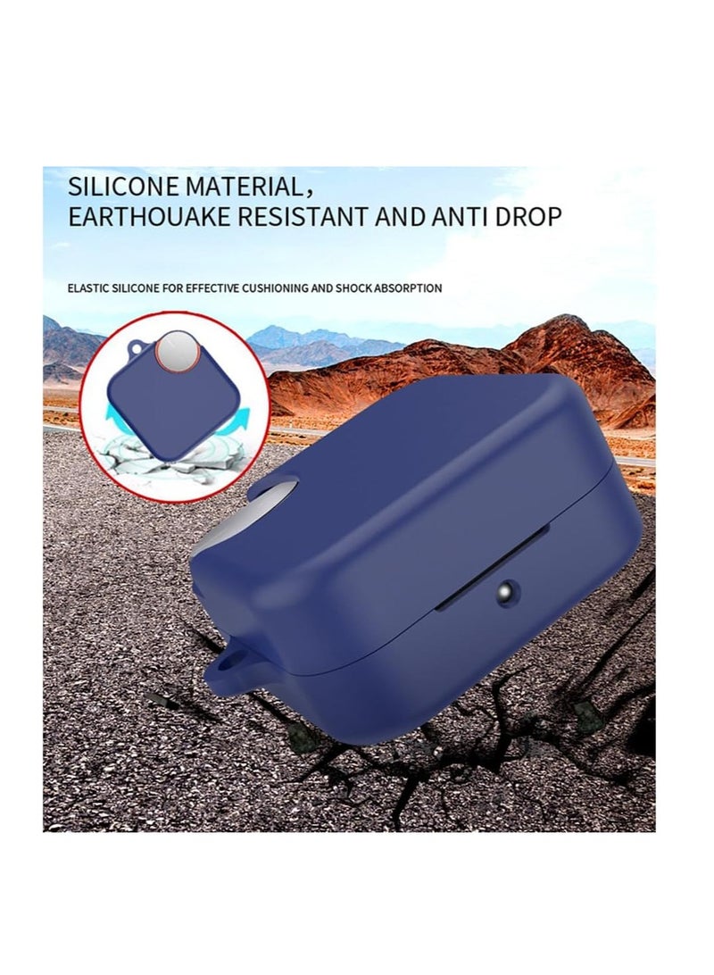 Cover Compatible with CMF By Nothing Buds Pro 2, Soft Silicone, Scratch-Resistant, Bluetooth Headphone Box Protective Case Compatible with CMF By Nothing Buds Pro 2.Blue - Image 3