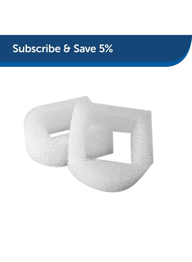 بيت سيف فلاتر رغوية بديلة لـ PetSafe Drinkwell - متوافقة مع نوافير PetSafe المصنوعة من السيراميك والفولاذ المقاوم للصدأ لموزعات المياه للحيوانات الأليفة، عبوة من قطعتين (PAC00-13711) - Image 5