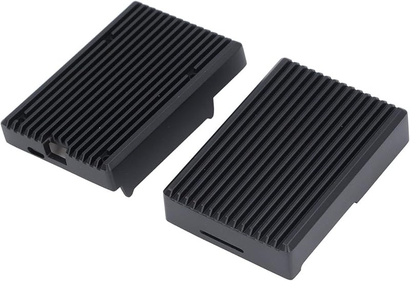 حالة تبريد معدنية من سبائك الألومنيوم لـ Raspberry Pi 5 مع تثبيت سهل للطاقة - Image 1