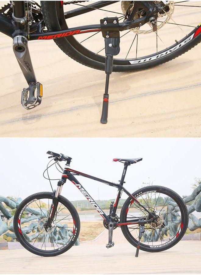 GROIC Adjustable Bicycle Kickstand Rear Bike Side Stand Adults Thicken Cycling Accessory for 20 24 26 27.5 Inch Mountain Road Cycle  - Image 5