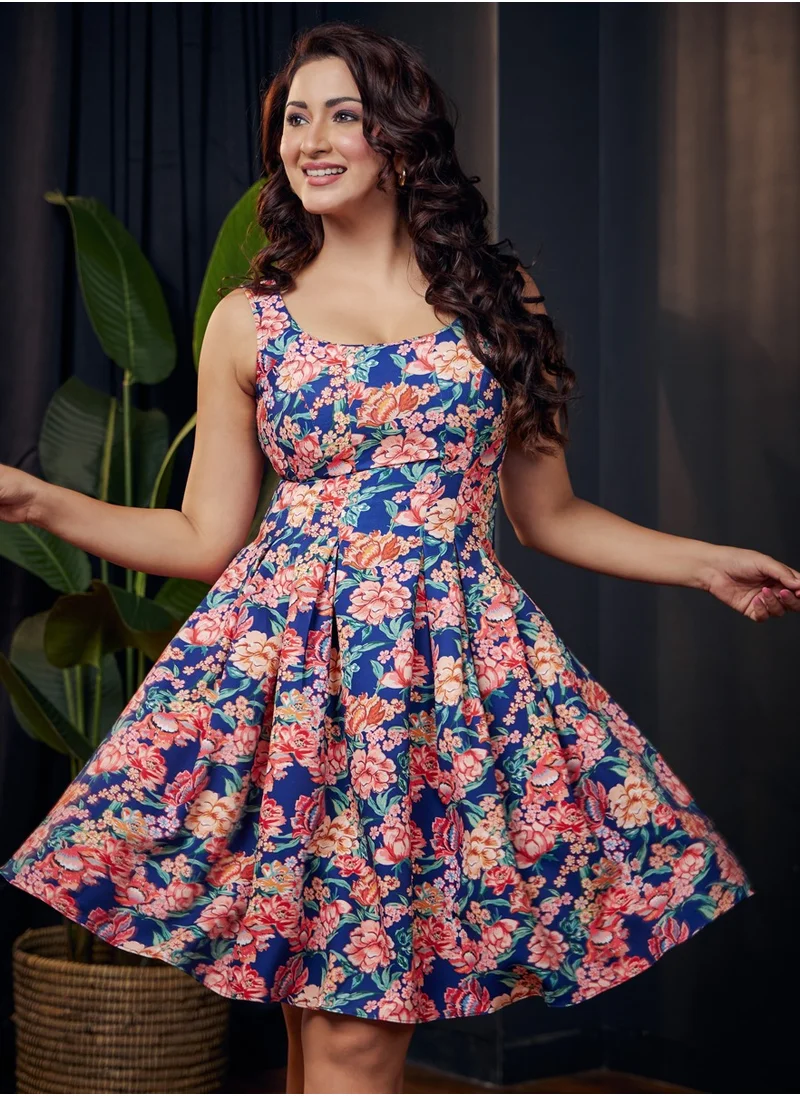 زجزاج Floral Print Dress