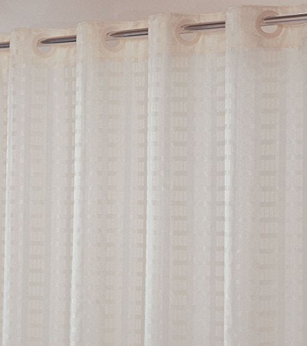 Hookless Litchfield 71by74Inch Shower Curtain Beige