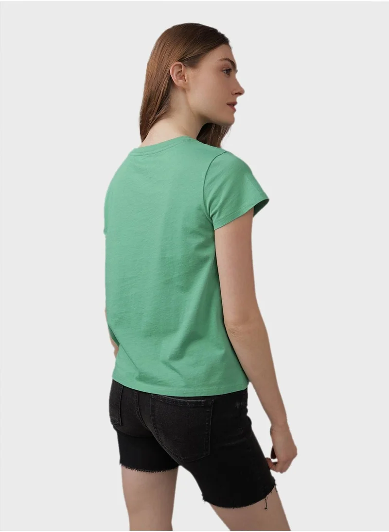 امريكان ايجل Graphic Crew Neck T-Shirt