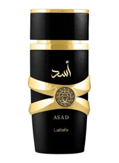Lattafa Asad Long Lasting Fresh Oud & Musk Unisex Perfume Spray 100ml Eau de Parfum (Pack of 1)