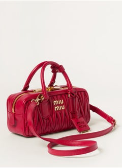 Miu Miu Miu Arcadia Matelassé Nappa Leather Women's Bag, Women's Tote Bag, Women's Shoulder Bag, Women's Cross body Bag, Women's Handbag  - Image 3