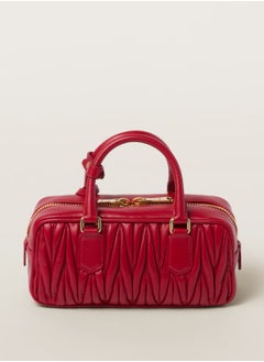 Miu Miu Miu Arcadia Matelassé Nappa Leather Women's Bag, Women's Tote Bag, Women's Shoulder Bag, Women's Cross body Bag, Women's Handbag  - Image 4