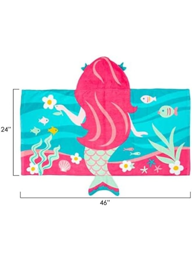 Stephen Joseph Stephen Joseph girls HOODED TOWEL, Mermaid, 46 X24 US  - Image 5