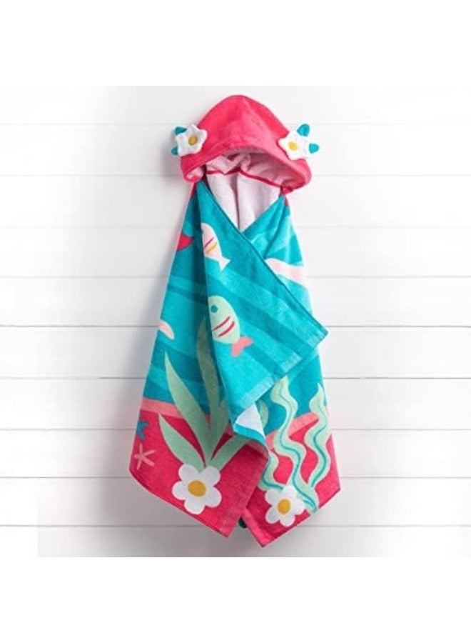 Stephen Joseph Stephen Joseph girls HOODED TOWEL, Mermaid, 46 X24 US  - Image 4